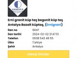 Denizli granit küp taş begonit küp taş Aydın granit küp taş begonit küp taş 